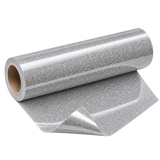 Rouleau de flex thermocollant pailleté argent pour personnalisation textile Maison du Flex
