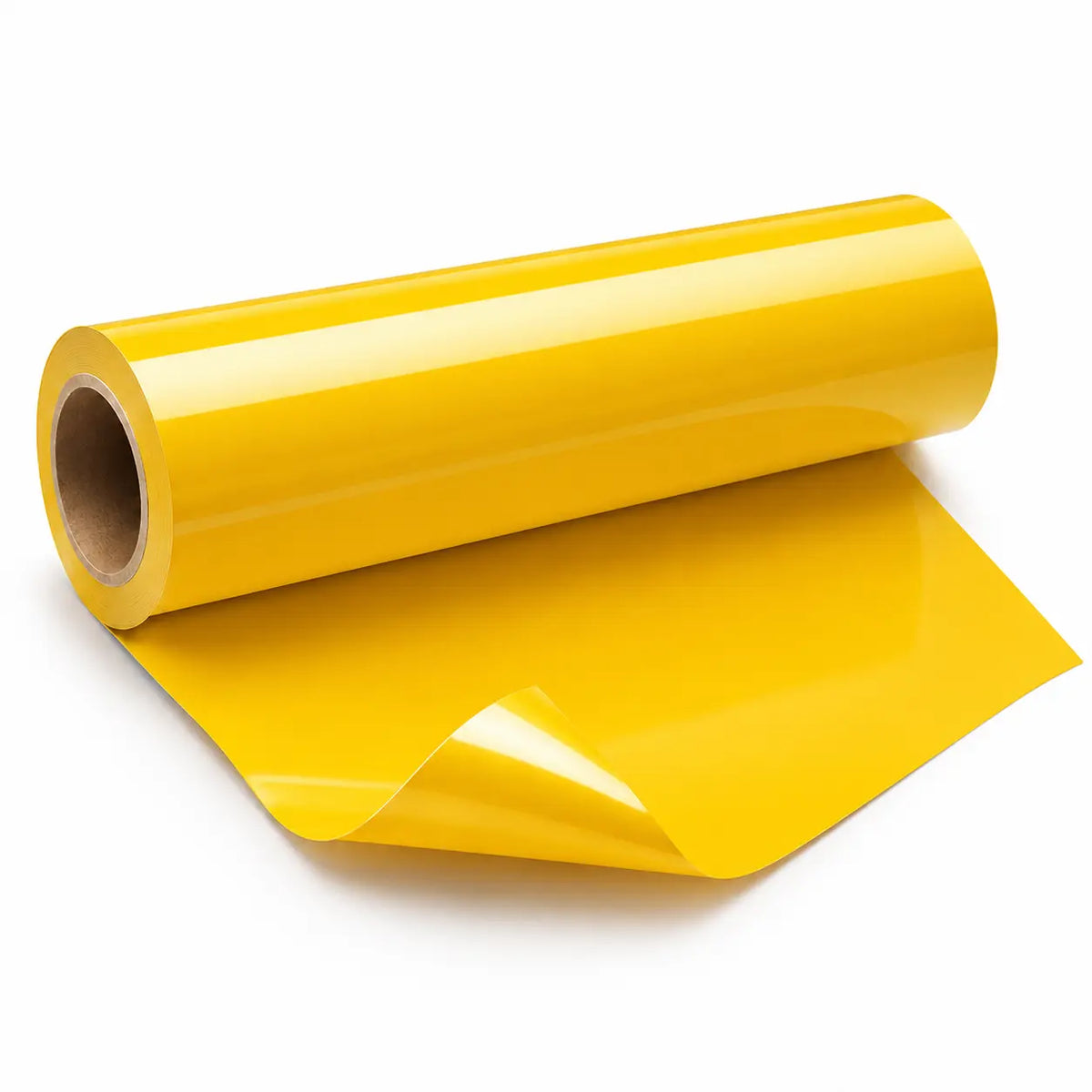 Rouleau de flex thermocollant Premium PU jaune 30 cm pour personnalisation textile Maison du Flex