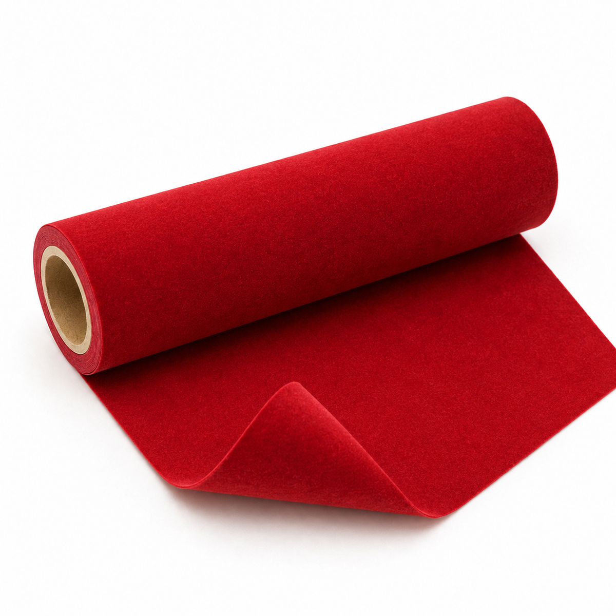 Rouleau de flex velours thermocollant rouge Flock pour personnalisation textile Maison du Flex
