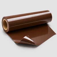 Rouleau de flex thermocollant Premium PU marron 30 cm pour personnalisation textile Maison du Flex